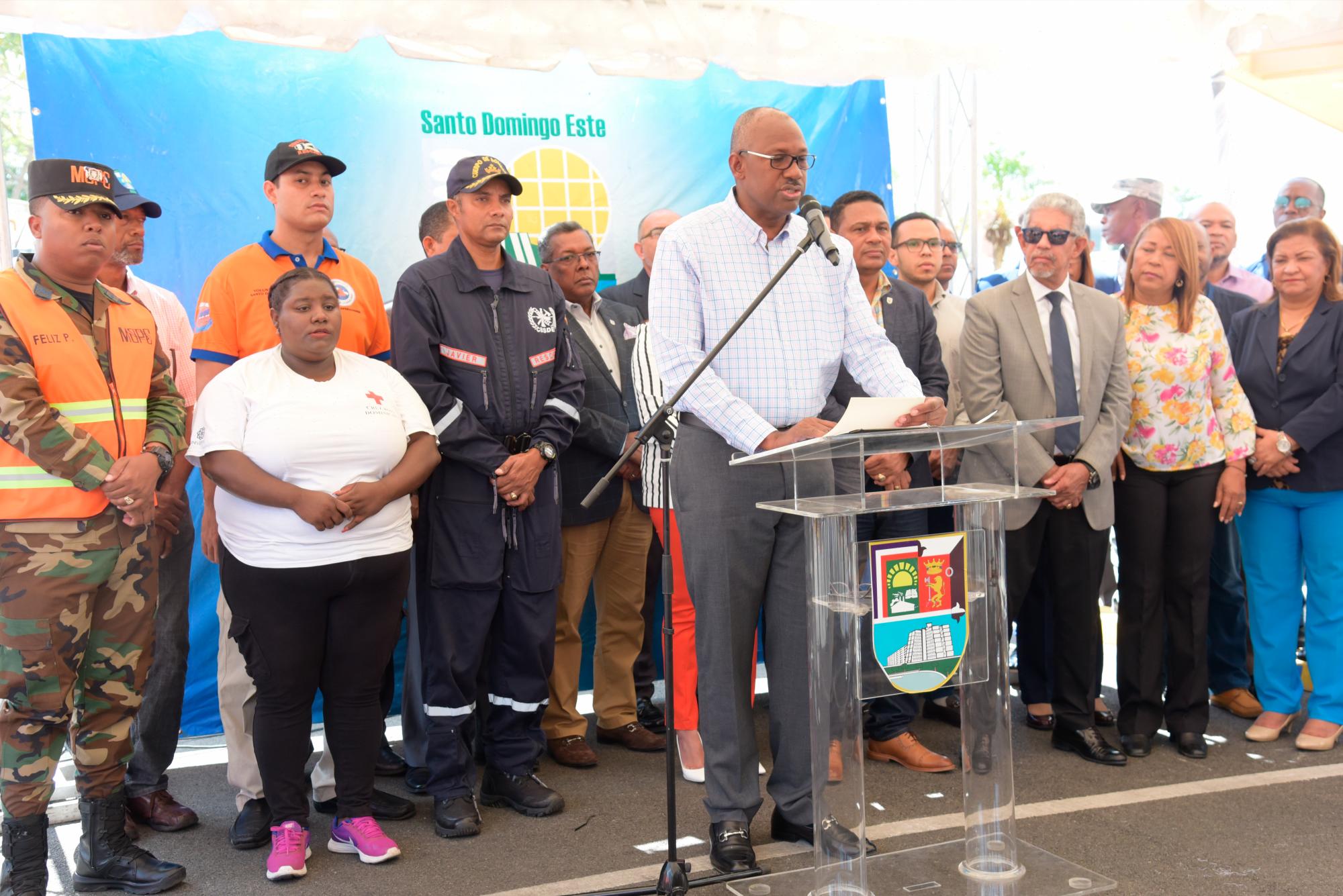 Martínez durante la rueda de prensa.