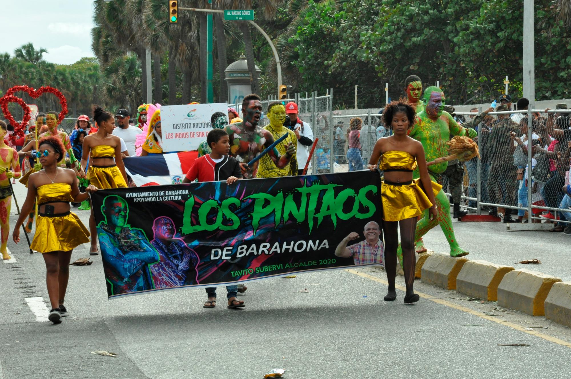 Comparsa Los Pintaos de Barahona. (Fuente externa)