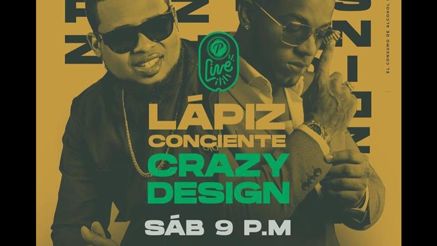 El Lápiz y Crazy Design en el live Presidente 
