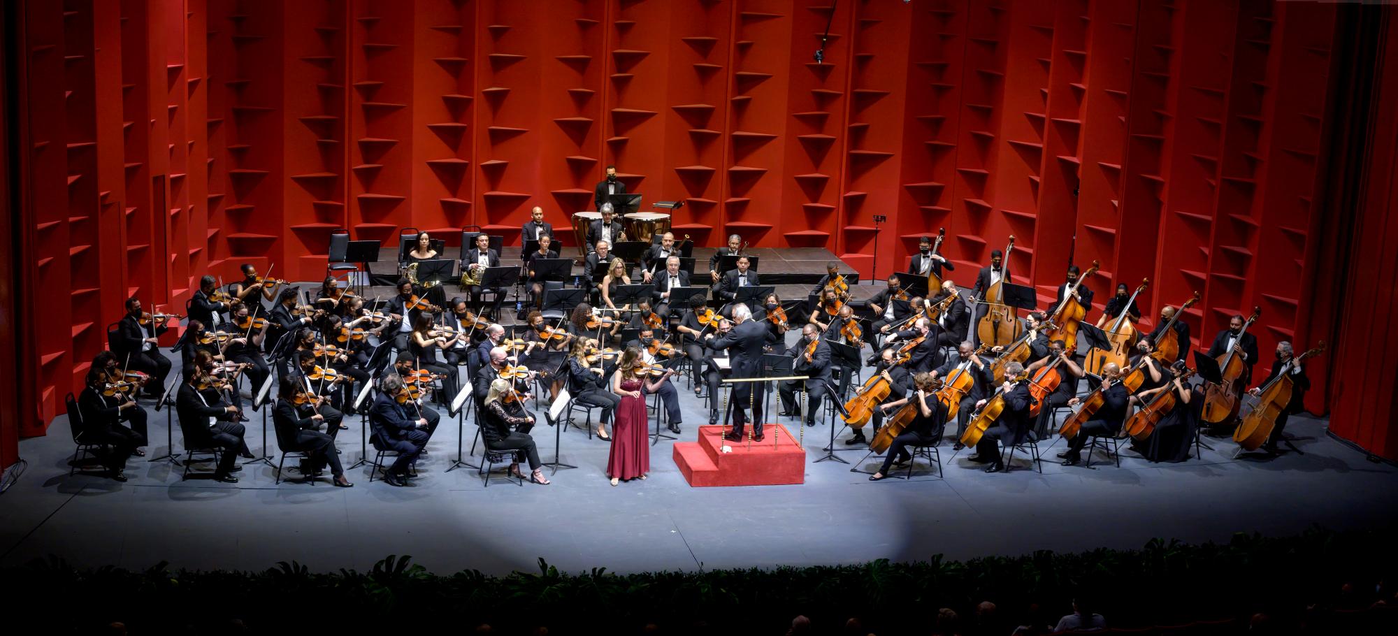 El concierto fue realizado cumpliendo con todos los protocolos y lineamientos de seguridad dispuestos por Salud Públic