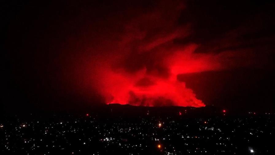 Entra en erupción el volcán Nyiragongo, en el este de la República Democrática del Congo