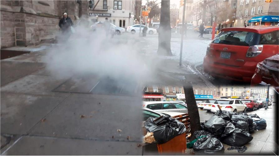 Sectores del Alto Manhattan entre basura, pestilencia y ratas Sectores del Alto Manhattan entre basura, pestilencia y ratas