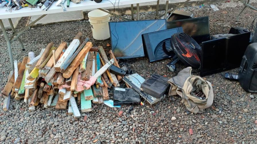 Se incautan armas blancas, celulares, equipos de sonido y otros objetos en fortaleza de Cotuí