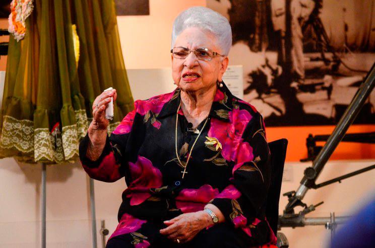 María Cristina Camilo, “la gran soberana del pueblo” que sigue activa en los medios a los 102 años