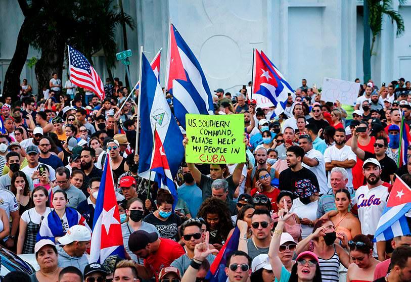 EEUU insta a Cuba a permitir manifestación de la oposición prevista para el lunes