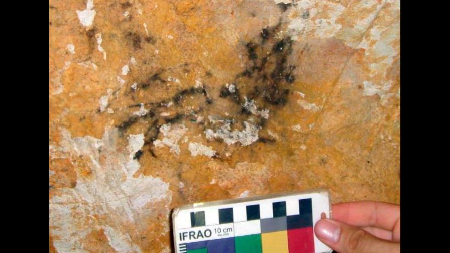 Descubren un nuevo sitio de arte rupestre en una cueva del occidente de Cuba