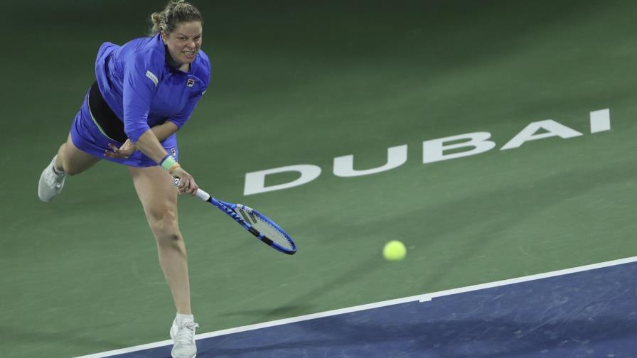 Clijsters vuelve al tenis y cae ante Muguruza en Dubai