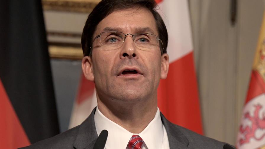 Esper: acuerdo con Talibán es prometedor, pero con riesgos