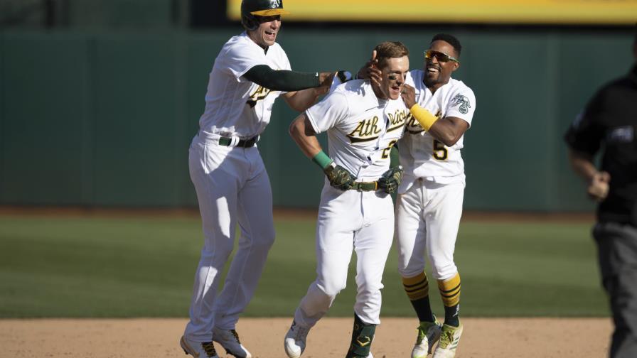 Con sencillo de Canha, Atléticos dejan tendidos a Astros