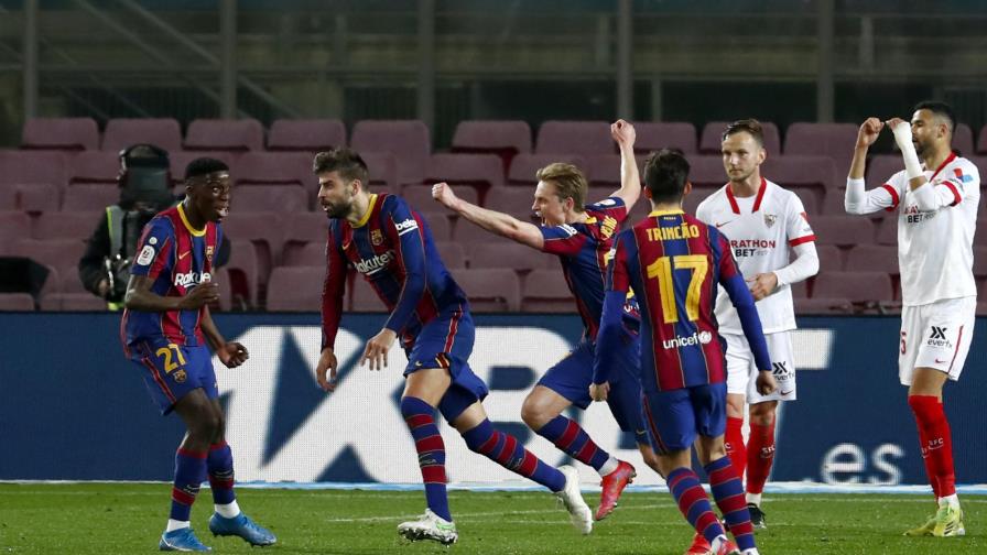 Barcelona vence al Sevilla en prórroga y está en la final Barcelona vence al Sevilla en prórroga y está en la final