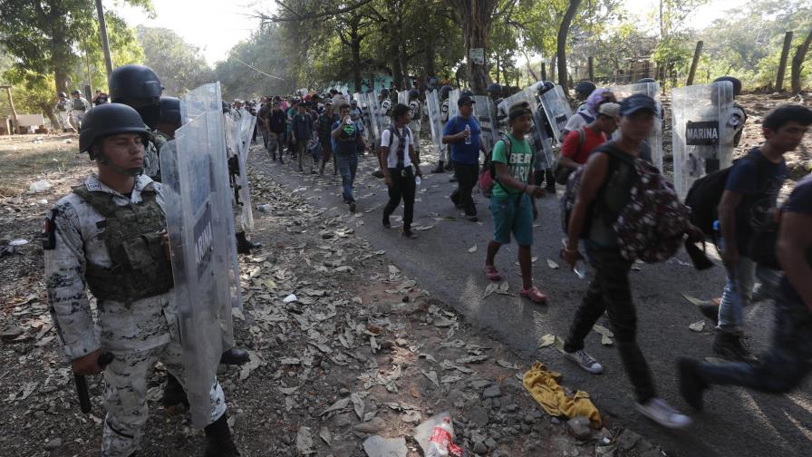 Respuesta de México a caravana migrante no causa indignación