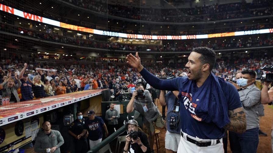 Correa y Astros se coronan en el Oeste de la Americana