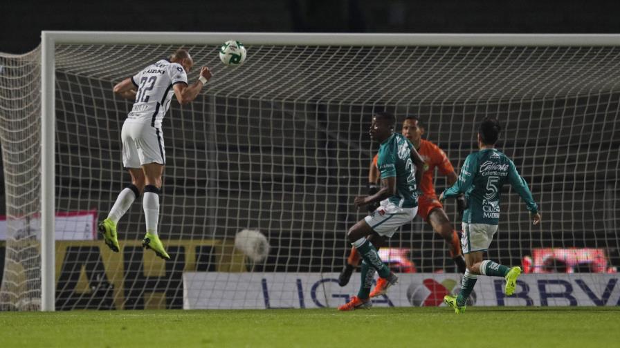 León logra empate ante Pumas, en ida de final mexicana