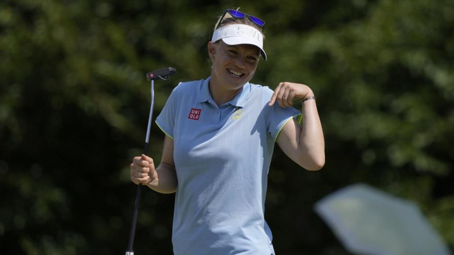 Sagstrom vence al calor, toma la delantera en golf femenino