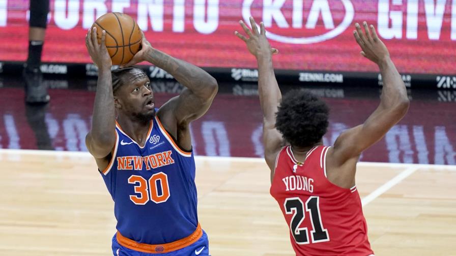 Randle encesta 27 puntos, Knicks superan a Bulls