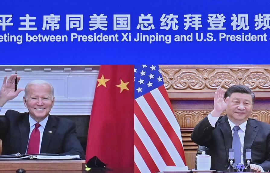 China satisfecho tras reunión virtual entre Biden y Xi