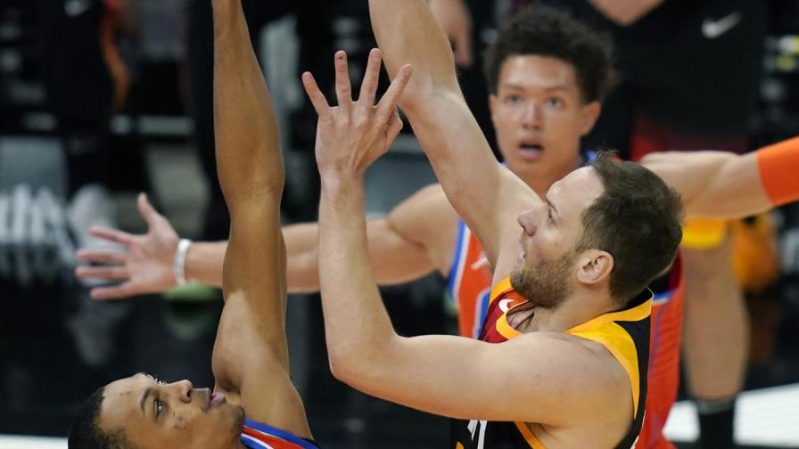 Jazz, líder de la NBA, derrota a Thunder