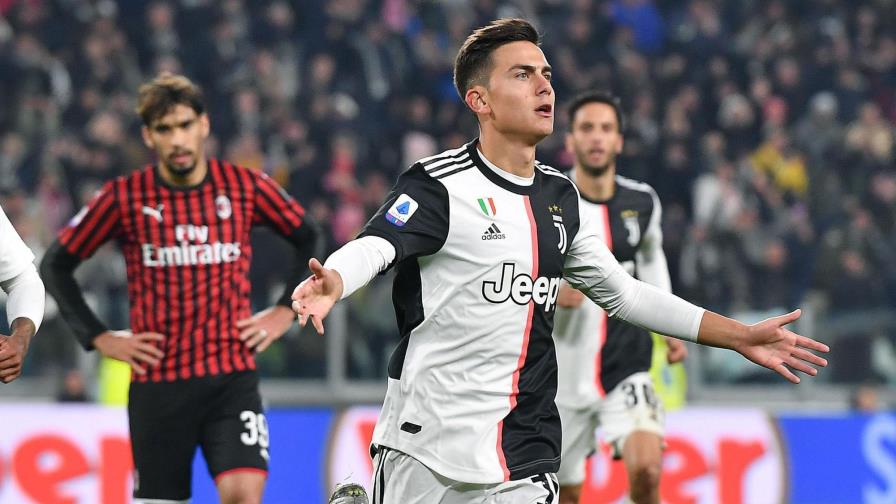 Dybala anota para que Juventus derrote al Milan 1-0 Dybala anota para que Juventus derrote al Milan 1-0