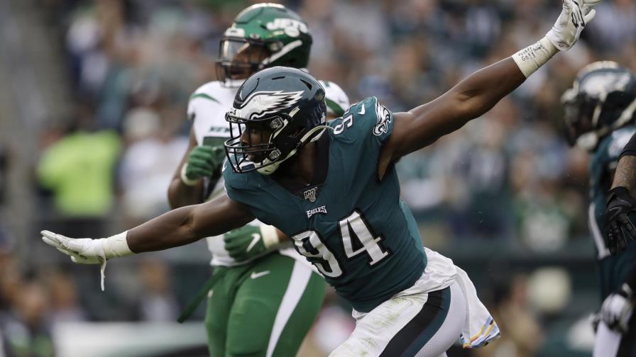 Defensa domina, Eagles aplastan a Jets