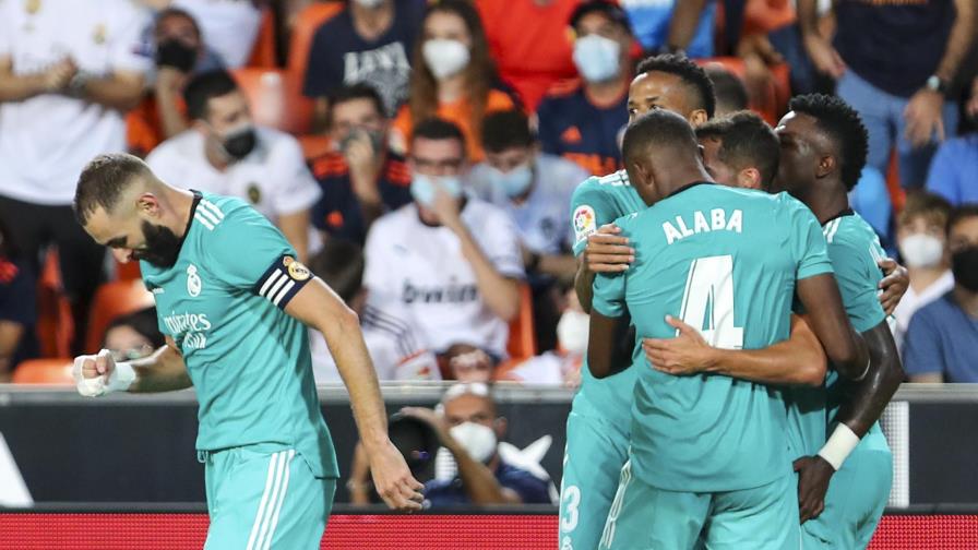Real Madrid anestesia al Valencia y queda como único líder Real Madrid anestesia al Valencia y queda como único líder
