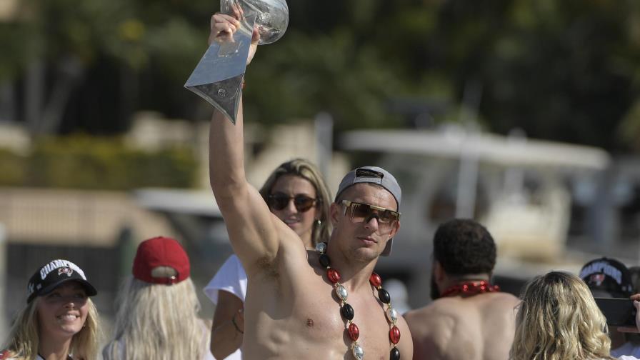 Conexión Brady-Gronk, evidente incluso en celebración