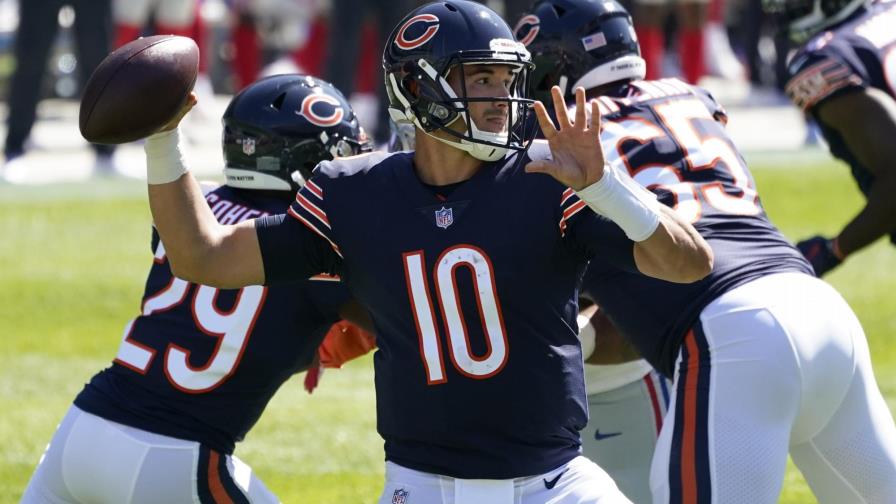 Trubisky lanza dos pases de TD, Bears vencen 17-13 a Giants Trubisky lanza dos pases de TD, Bears vencen 17-13 a Giants