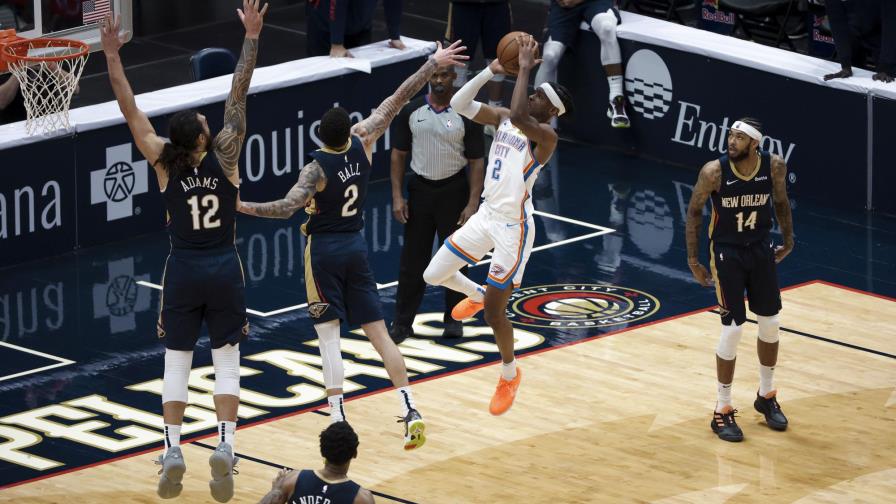 Con tiros libres, Hill da triunfo a Thunder ante Pelicans