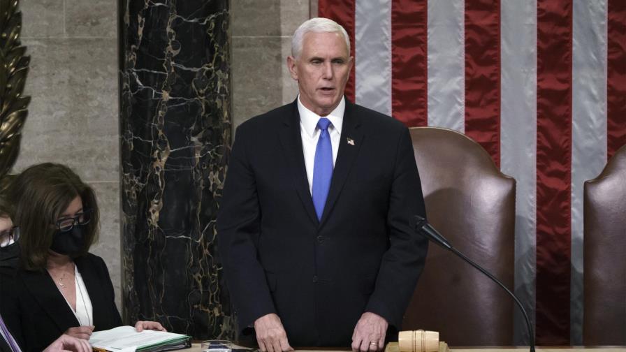 Pence promete una “transición sin tropiezos” en EEUU