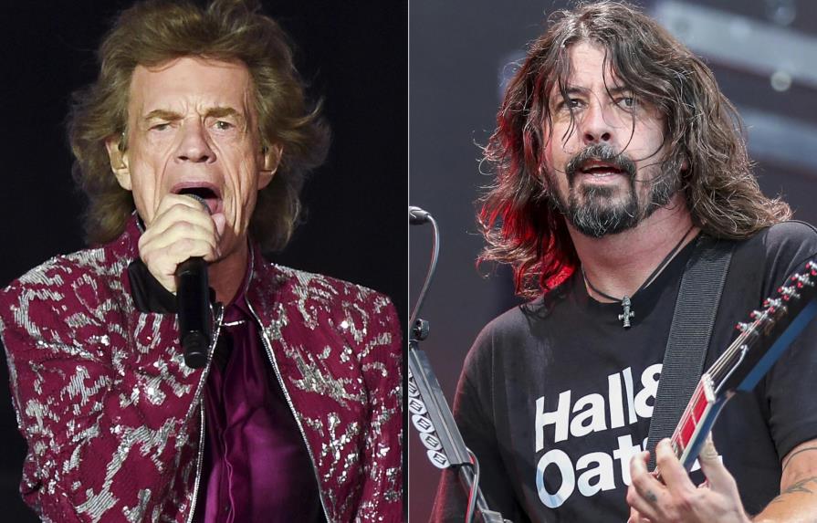 Mick Jagger y Dave Grohl hacen equipo en pandemia