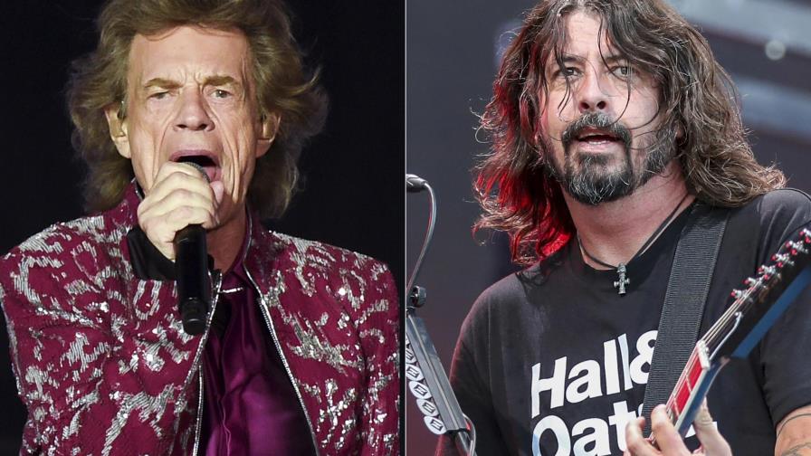 Mick Jagger y Dave Grohl hacen equipo en pandemia
