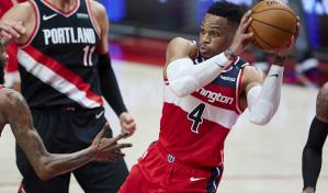 Westbrook logra un triple doble, Washington gana a Portland