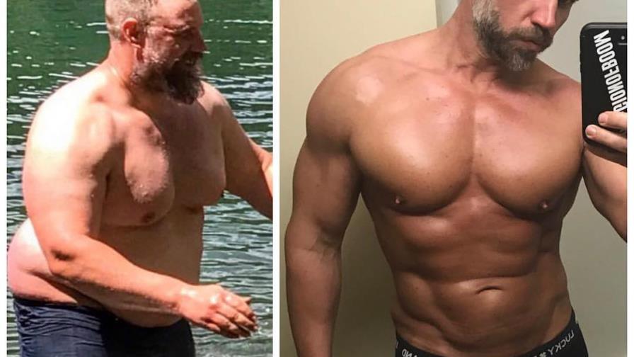 Un padre perdió 92 libras porque no podía mantener el ritmo de sus niños