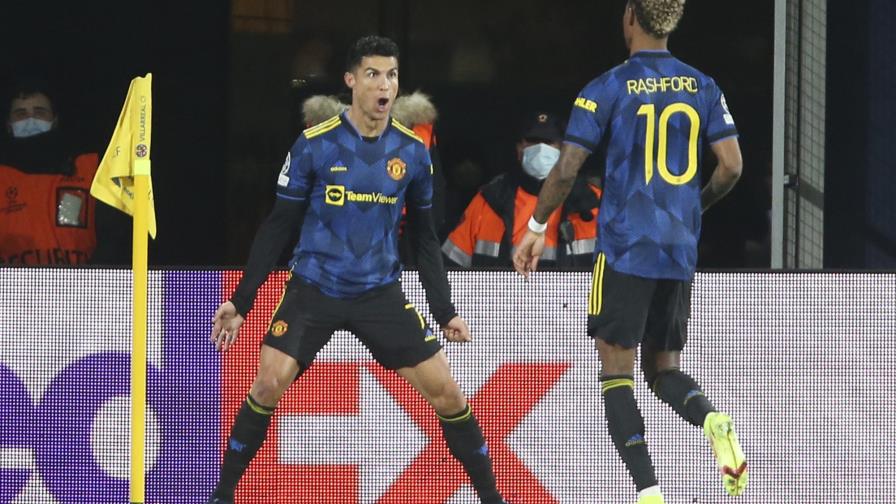 Cristiano no perdona, Man U a 8vos al vencer a Villarreal