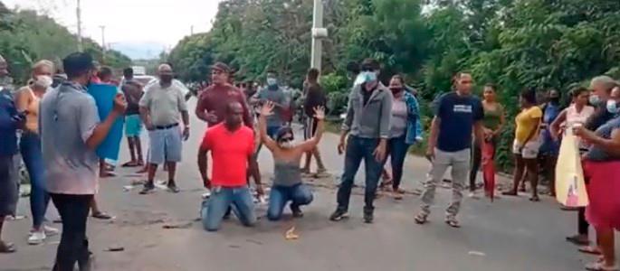 Comunitarios de Dajabón protestan ante “indiferencia” de las autoridades tras desaparición de una niña 