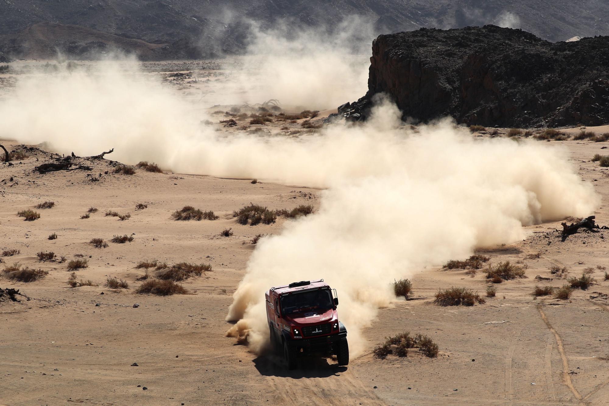 El rally Dakar está en Arabia Saudita, por primera vez luego de 11 años en sudamérica. (EFE/ANDRE PAIN)