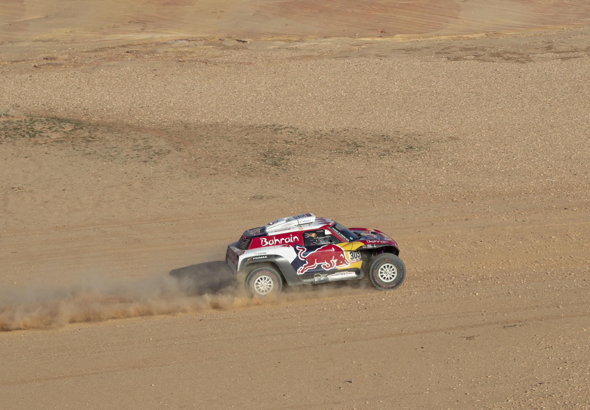 El español Carlos Sainz (Bahrain JCW X-Raid Team) ganó la etapa del jueves 9/01/20 y está liderando el Rally Dakar.