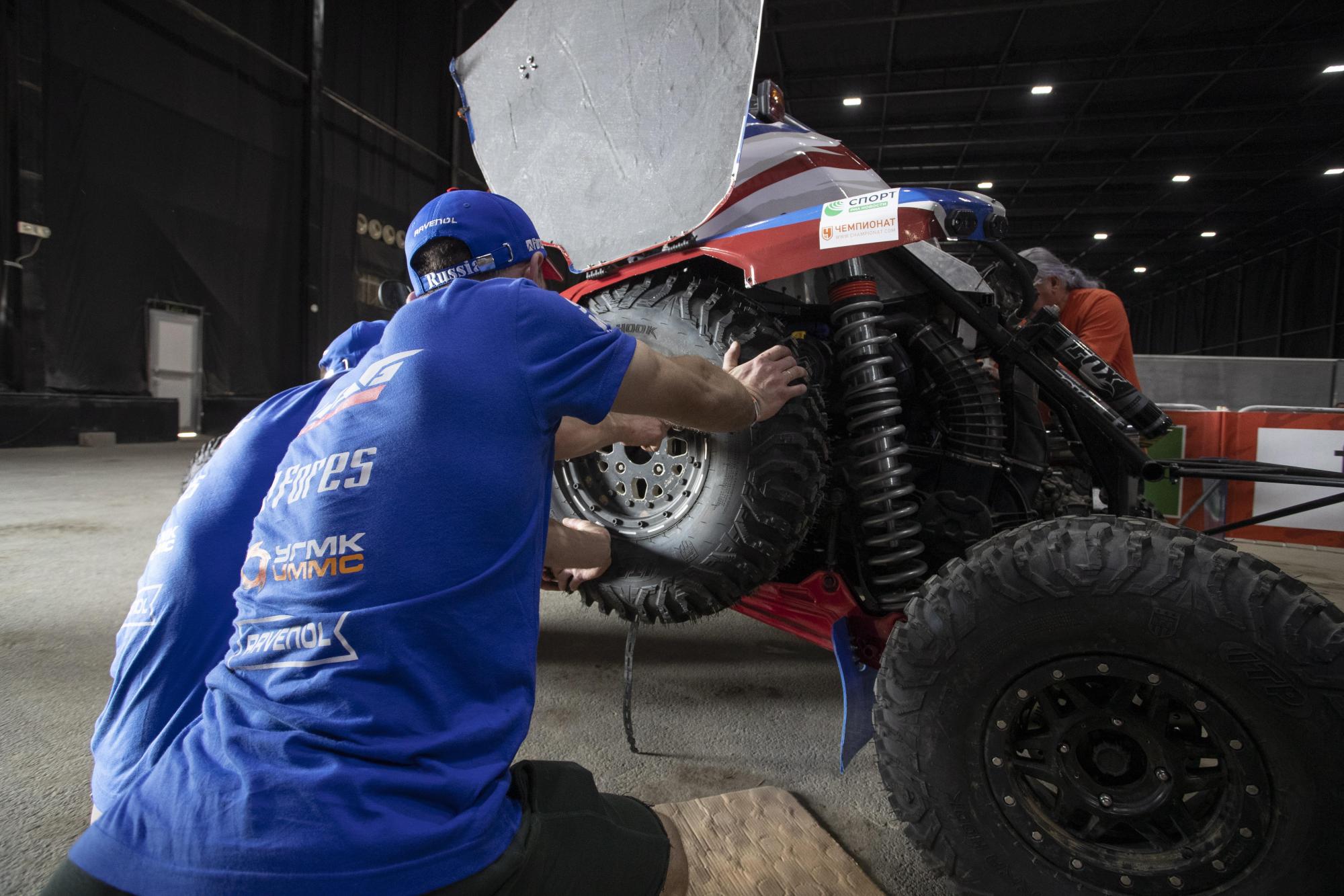Así van los preparativos para el Rally Dakar 2020, con un escenario nuevo en Arabia Saudí, más kilómetros de recorrido con salida de Yeda y meta en Qiddiya, (EFE/ANDRE PAIN)