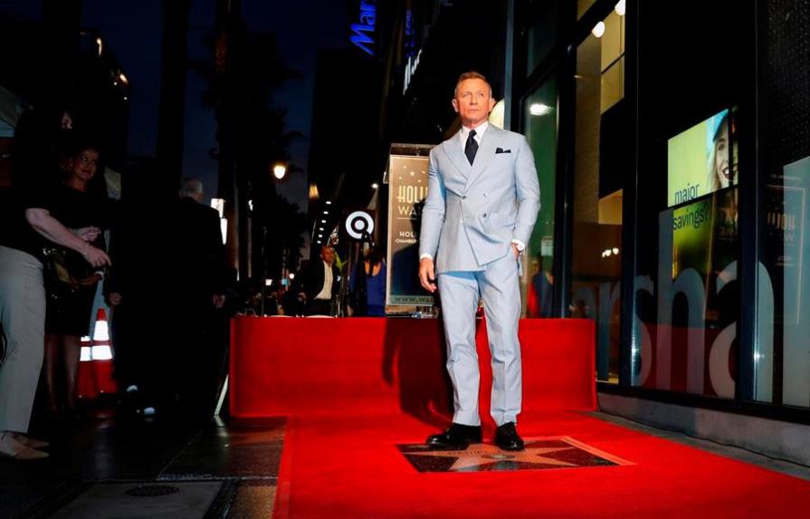 Daniel Craig se despide de James Bond con una estrella en el Paseo de la Fama
