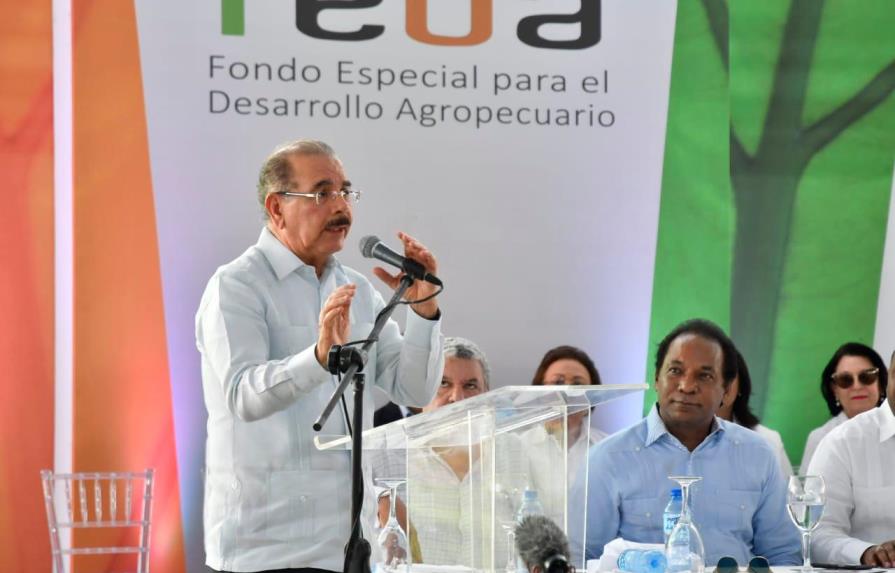 El gobierno ha financiado la producción agrícola con 43.7 mil millones de pesos