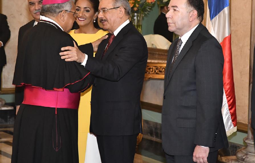 Presidente Danilo Medina recibe saludos de Año Nuevo 
