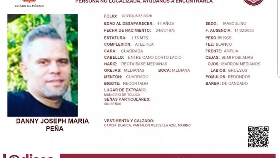 Dominicano lleva 108 días desaparecido en México Dominicano lleva 108 días desaparecido en México