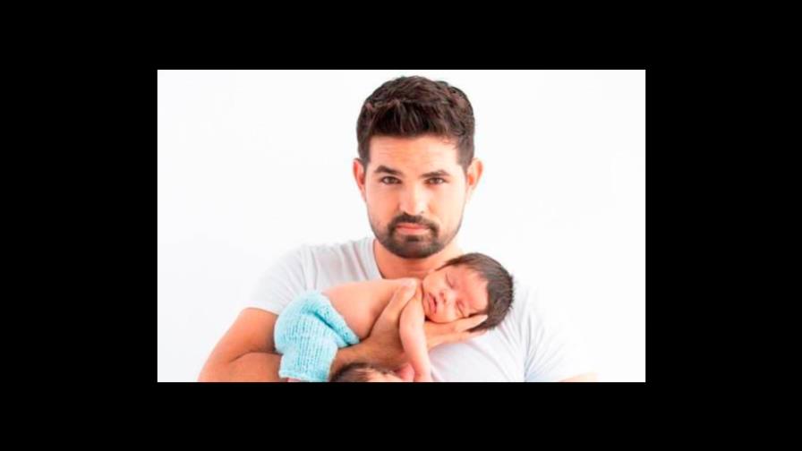 Actor Ferdinando Valencia da el último adiós a su bebé Dante