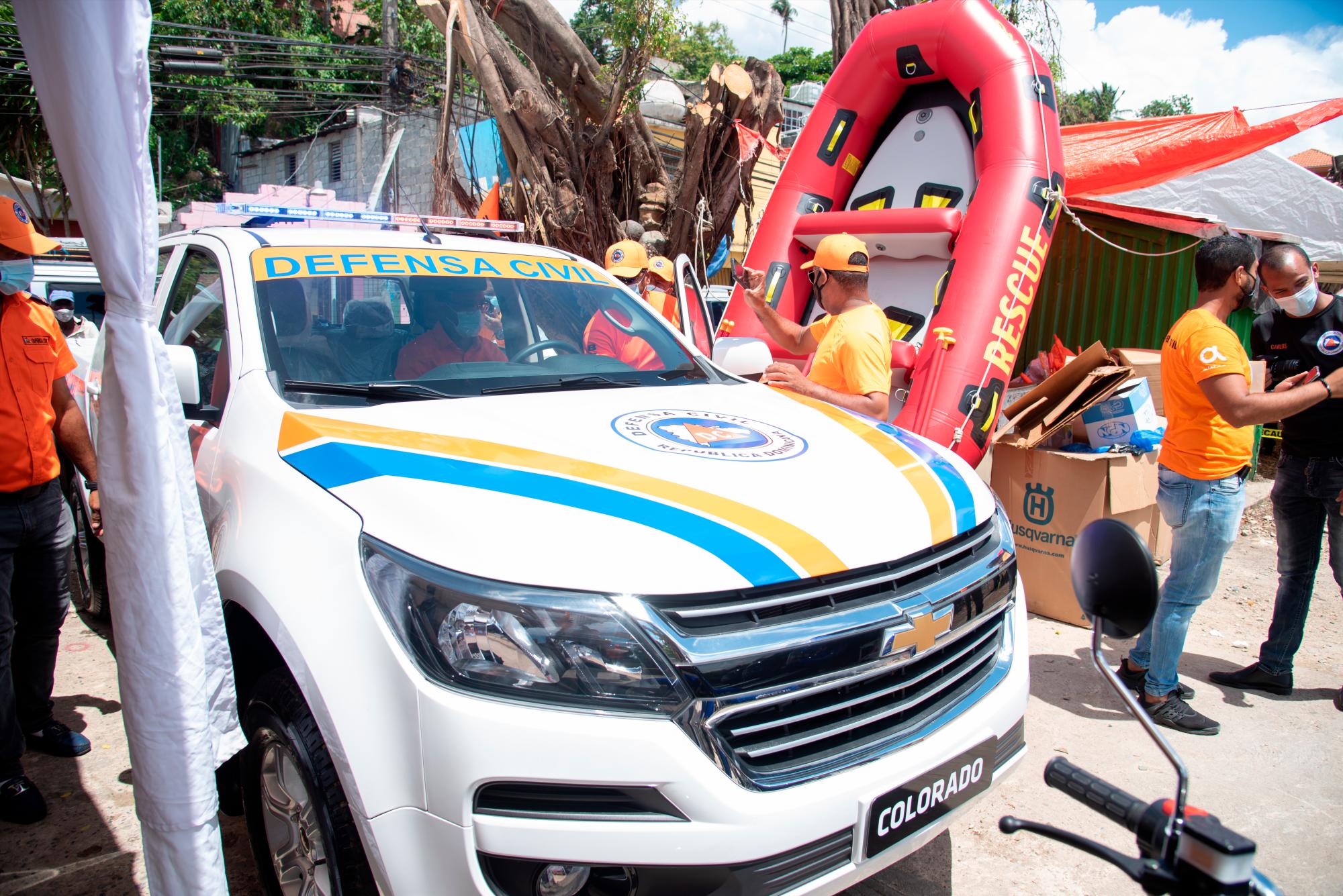 La camioneta entregada.