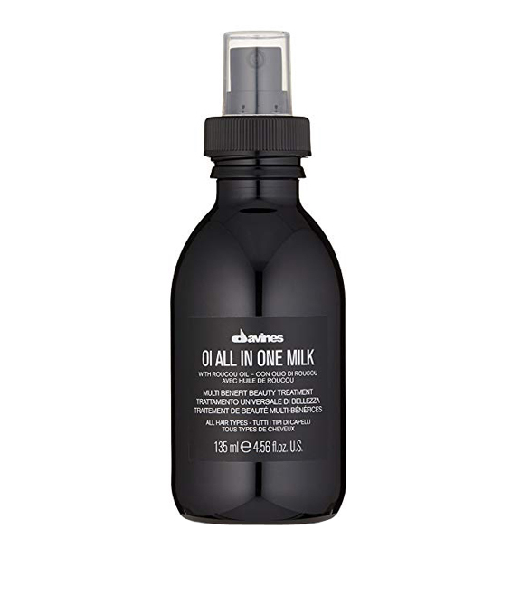 Oi All In One Milk de Davines: hidrata y agrega brillo, útil para cualquier tipo de cabello. 