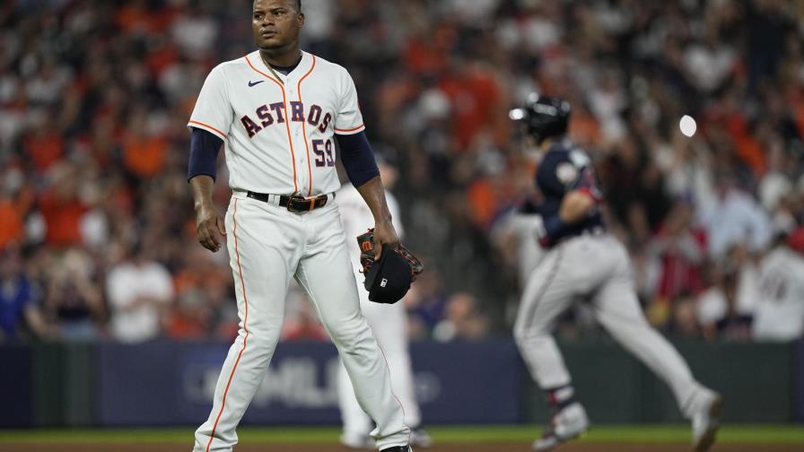 Valdez flaquea en 1er juego de Serie Mundial; Astros caen