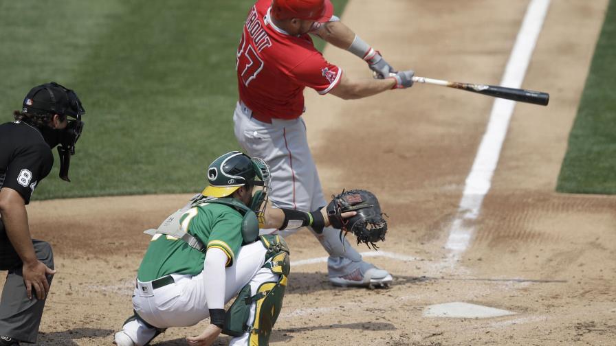 Trout impulsa 3 y realiza gran atrapada; Angelinos ganan