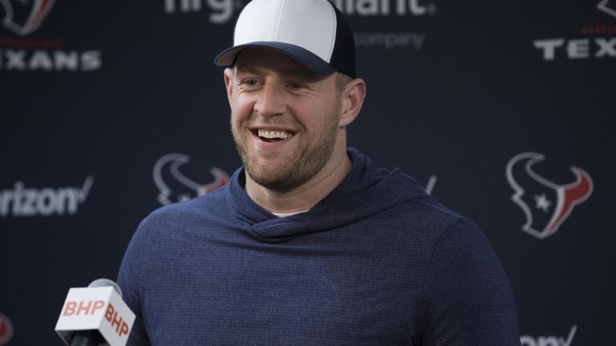 J.J. Watt vuelve a entrenar con Texans de Houston