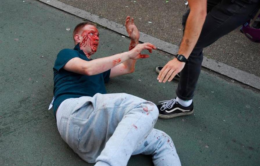 15 heridos por enfrentamientos entre la Policía y manifestantes en Londres