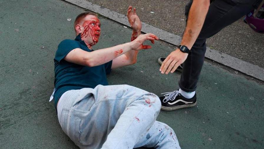 15 heridos por enfrentamientos entre la Policía y manifestantes en Londres 15 heridos por enfrentamientos entre la Policía y manifestantes en Londres