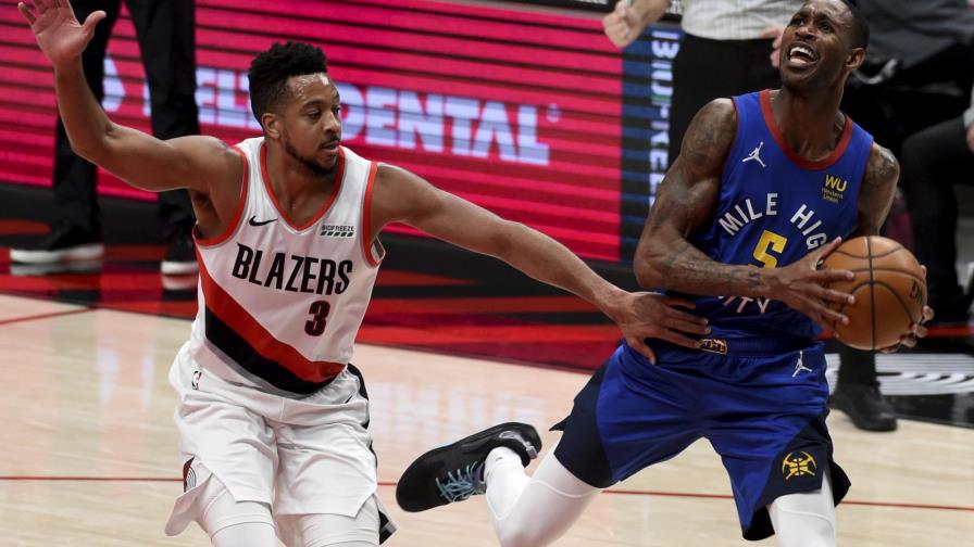 Jokic anota 25, Denver derrota 106-105 a Portland